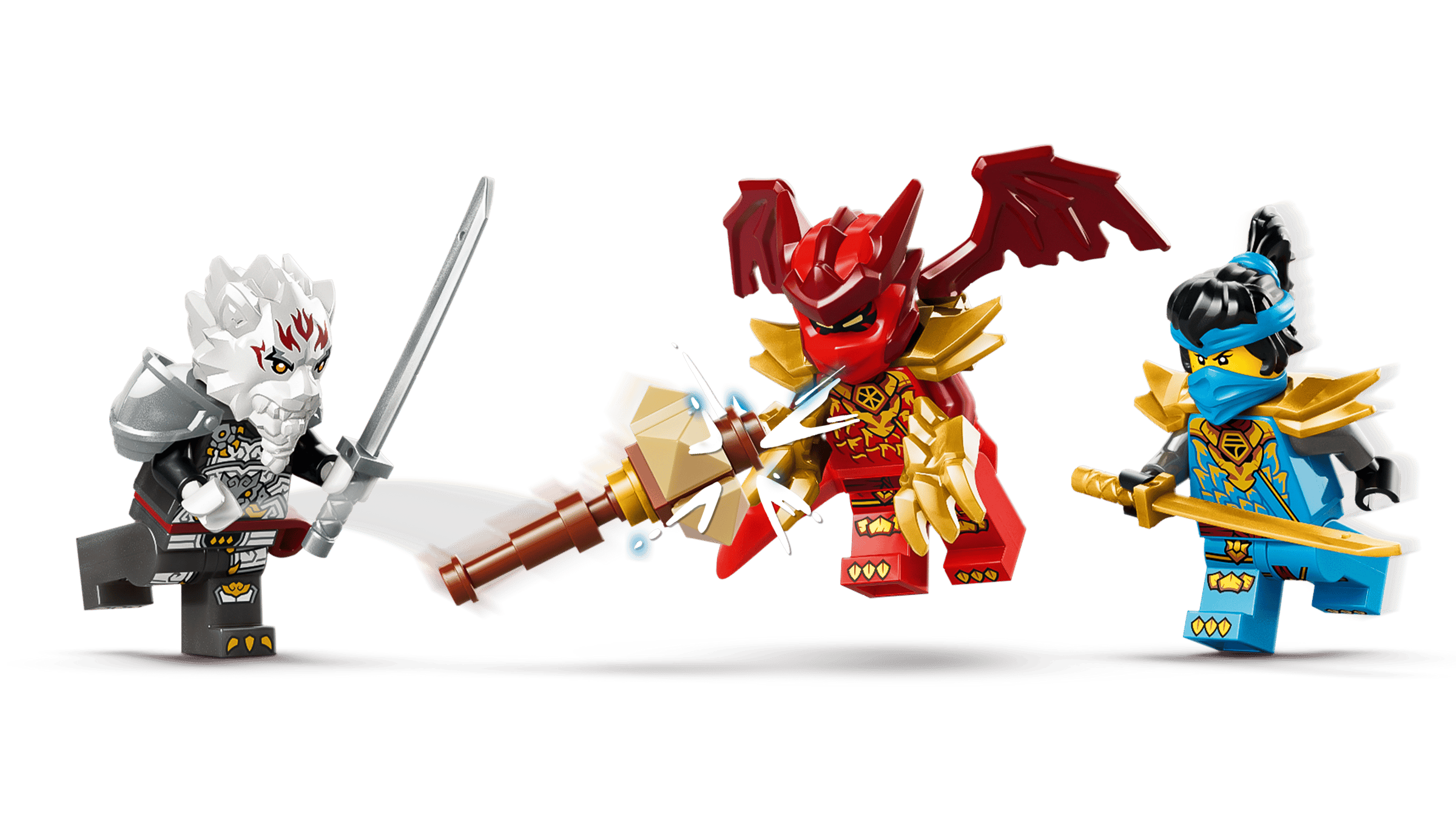 Боевые позы зверя Гримтака LEGO 71863