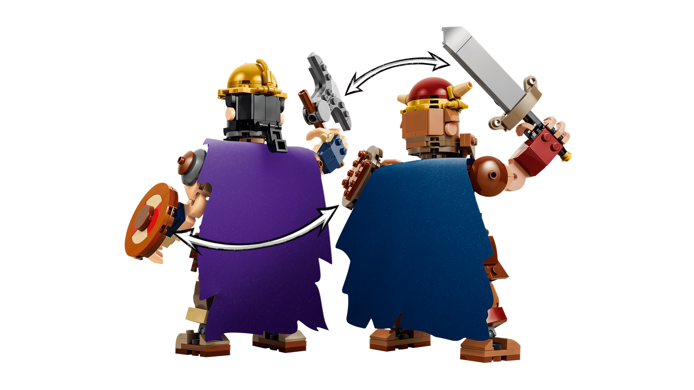 Детализация гигантов и восковой ловушки LEGO ONE PIECE 75644
