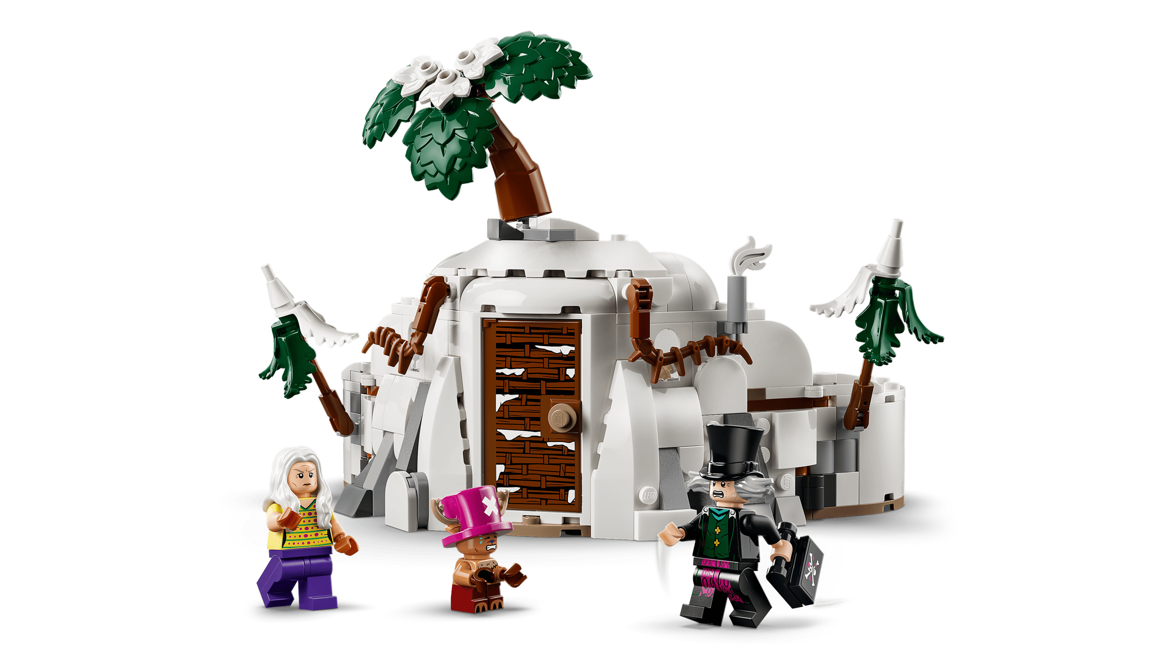 Розкладна конструкція засніженої схованки LEGO 75641