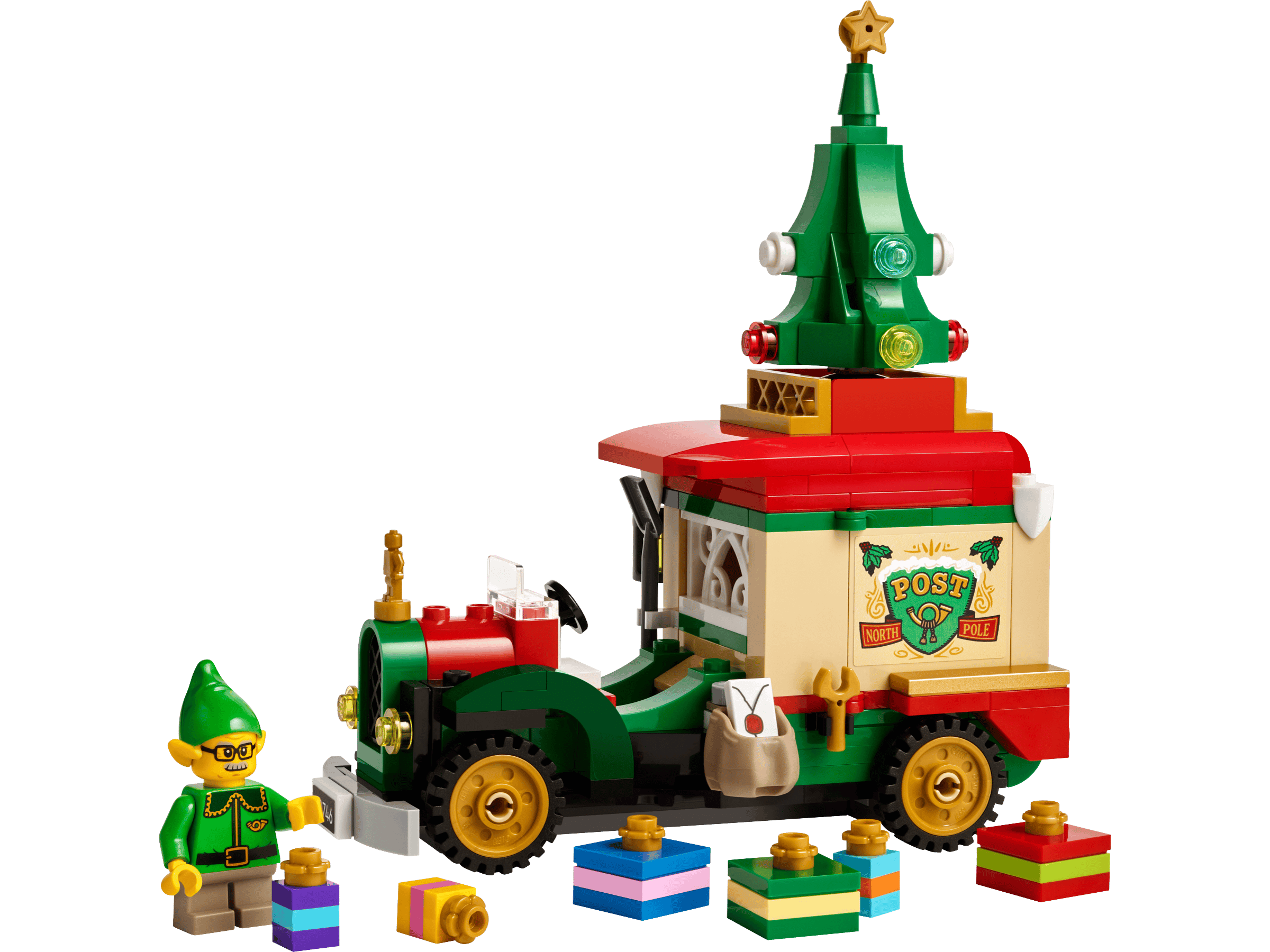 LEGO Seasonal 40746 Грузовик Санты — главный вид модели