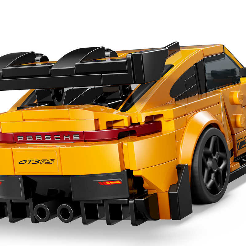 Задня частина кузова LEGO Porsche 911 GT3 RS із масивним спойлером