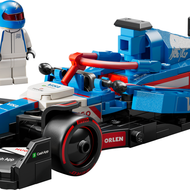 Фронтальний вигляд боліда LEGO Visa Cash RB VCARB 01