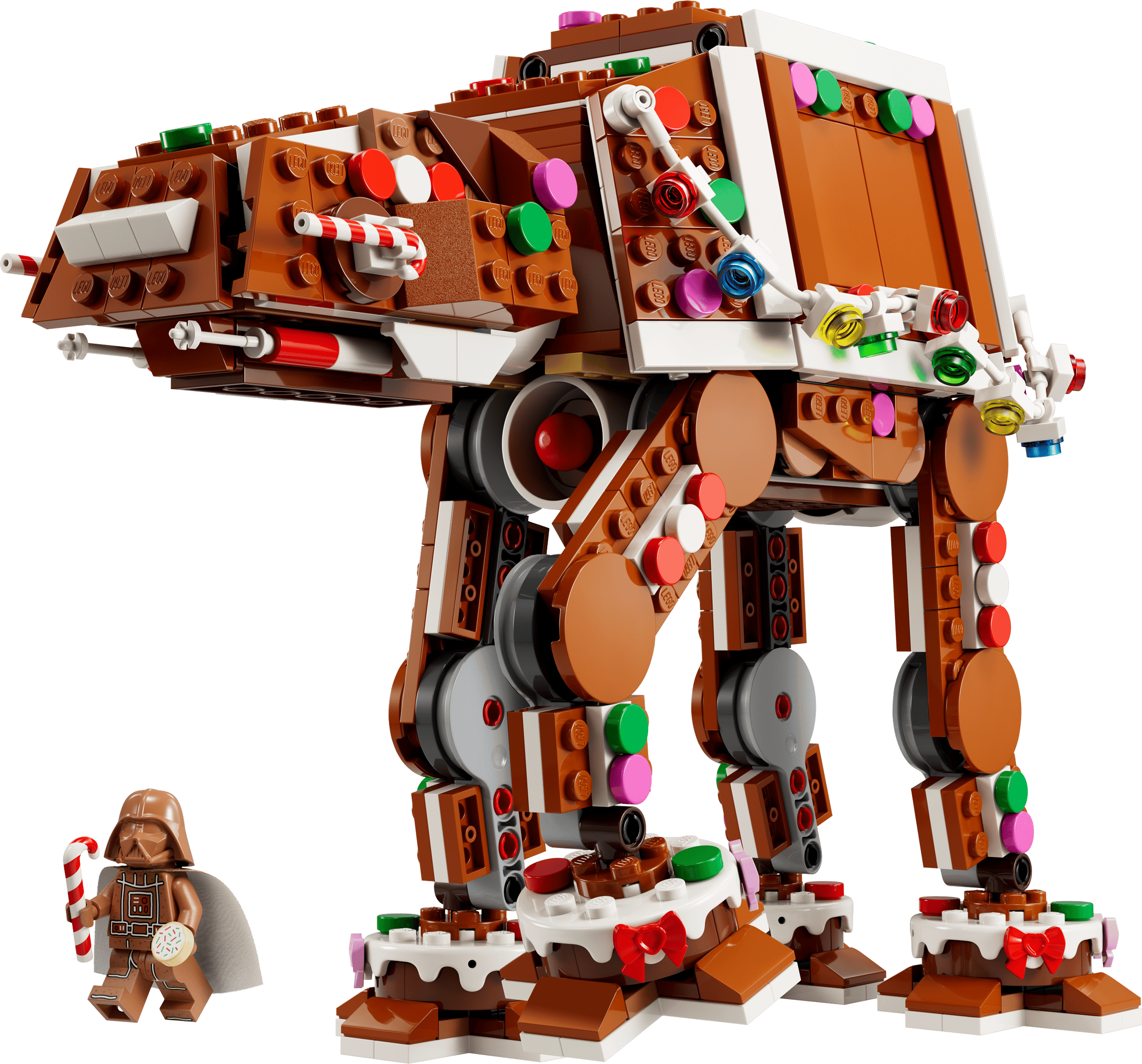 LEGO Star Wars 40806 Пряниковий крокохід AT-AT — головний вигляд моделі