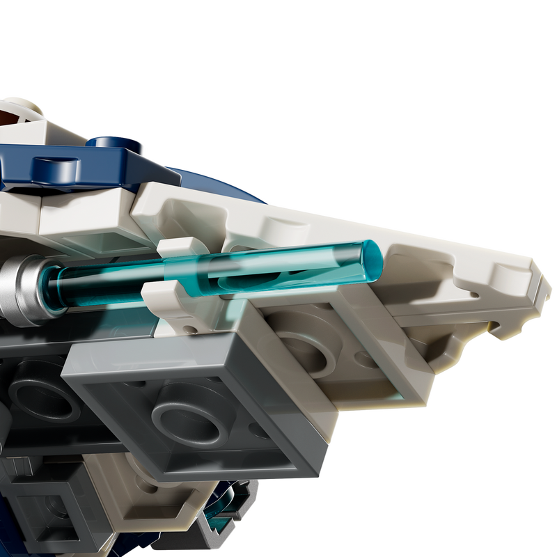 Минифигурка джедая Пло Куна с синим световым мечом из набора LEGO 75400