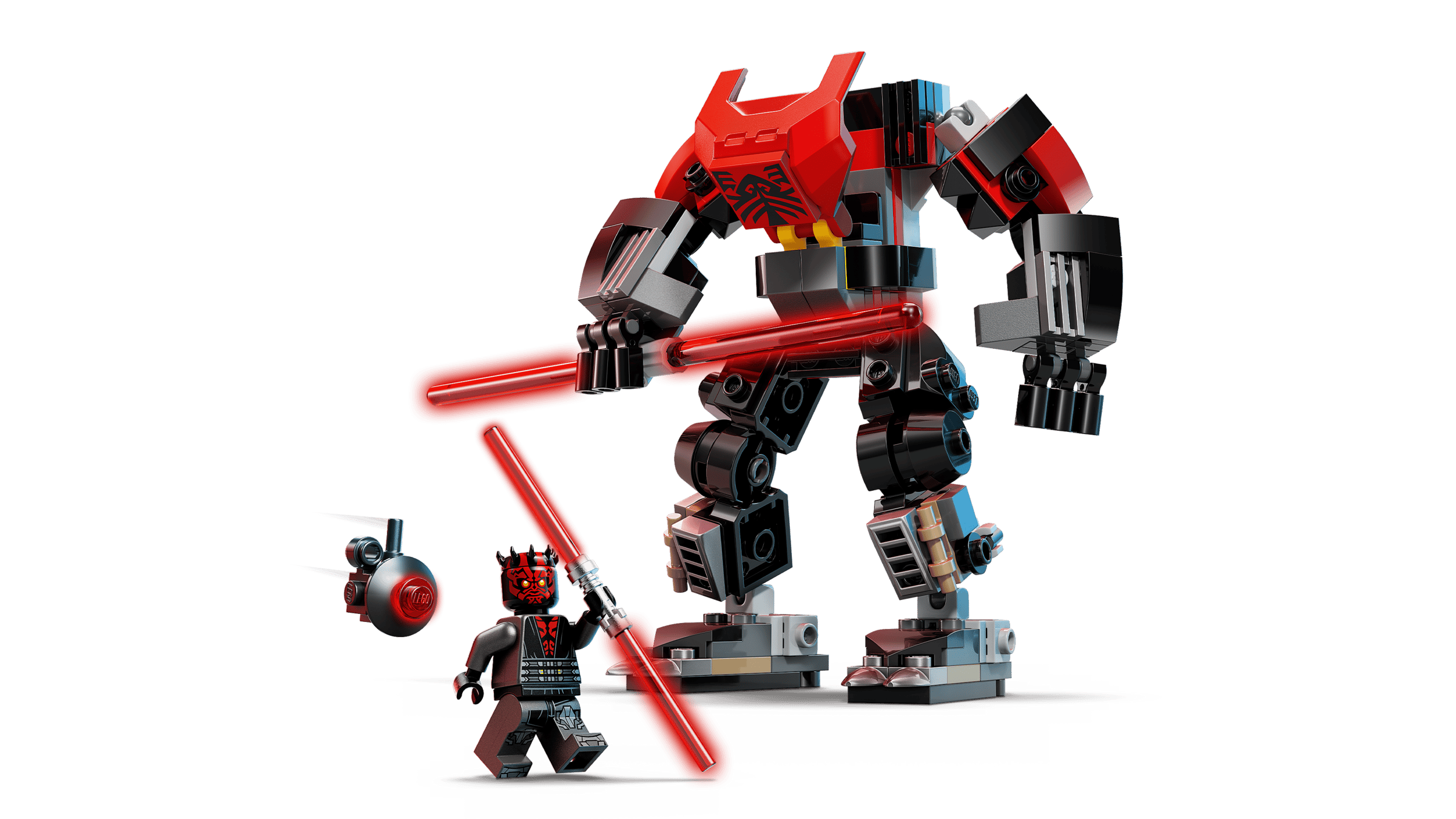 Деталізація зброї та кабіни пілота меха LEGO 75411