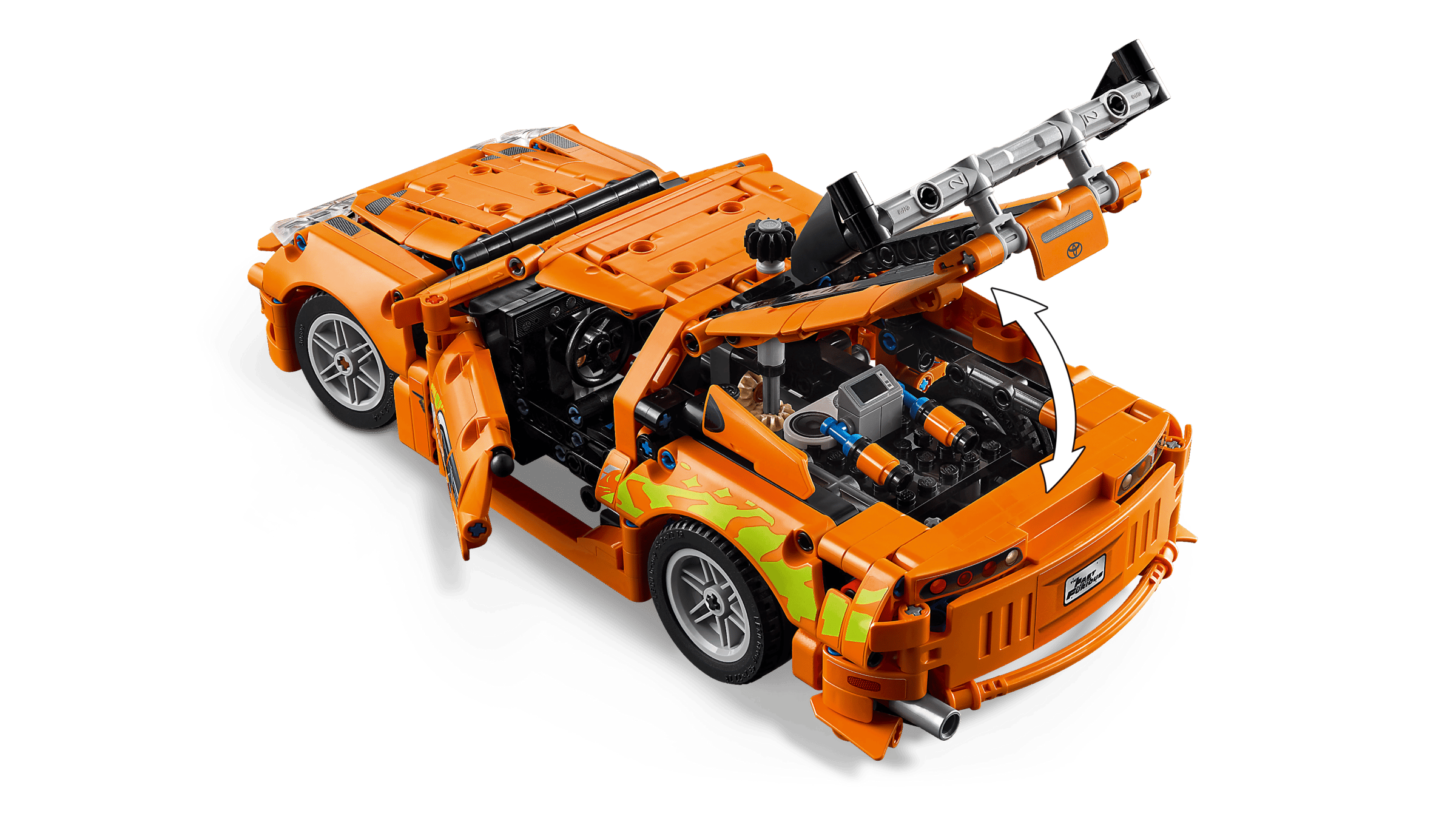 Машинка LEGO Toyota Supra збоку