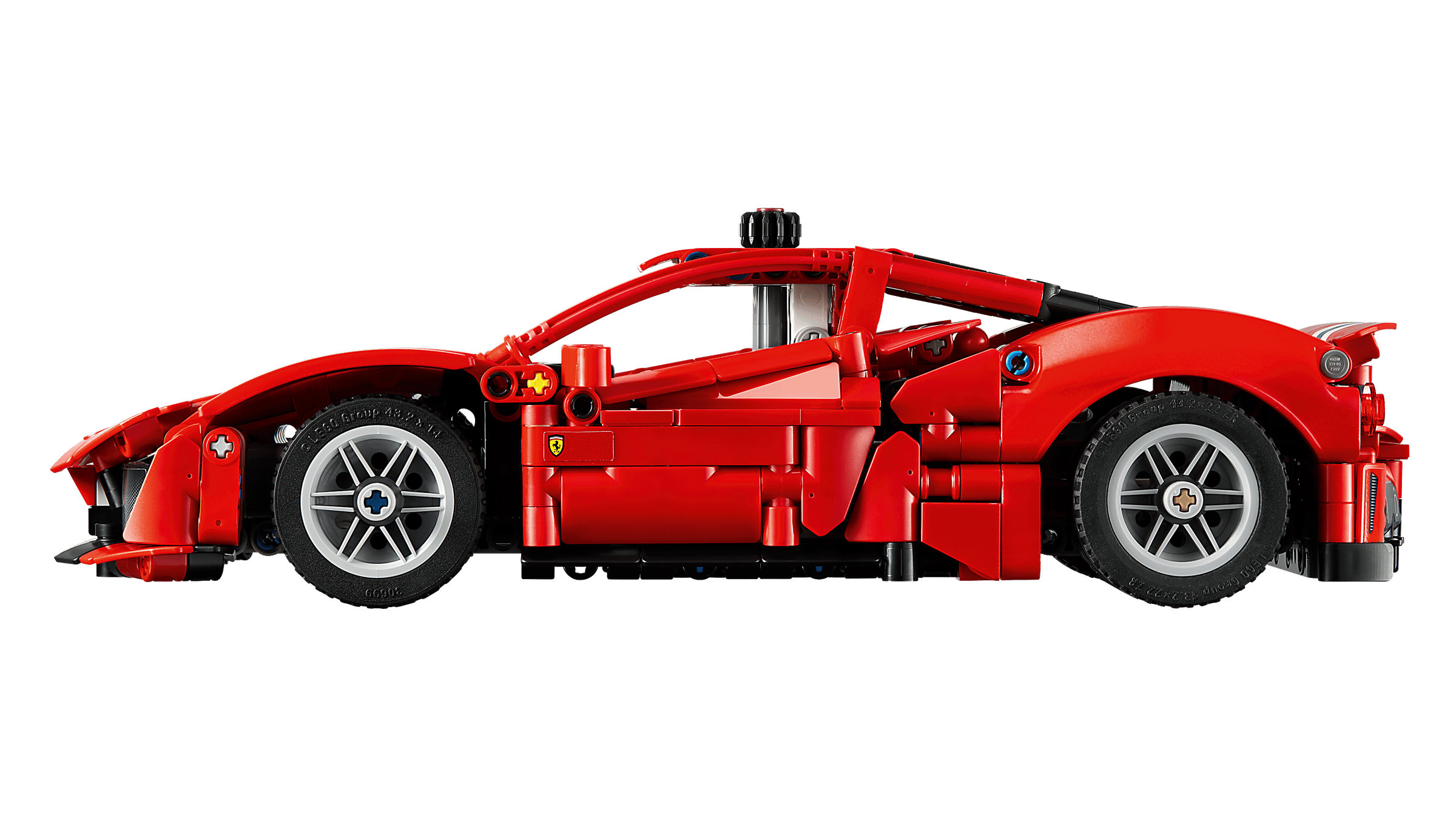 Вигляд ззаду спорткара Ferrari 488 Pista LEGO 42235