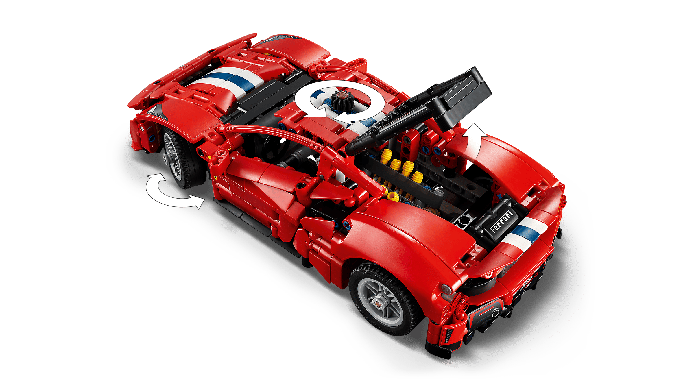 Деталізація кузова та рульового керування LEGO 42235