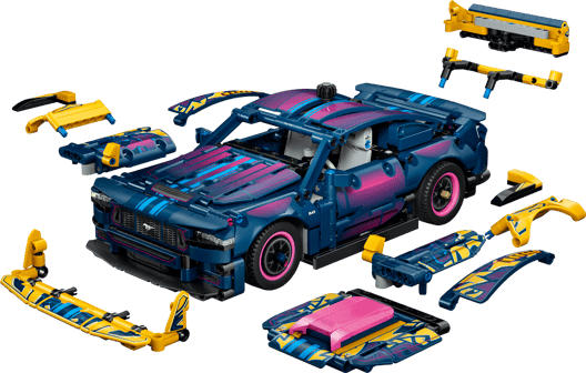 Упаковка та елементи набору LEGO Technic 42236