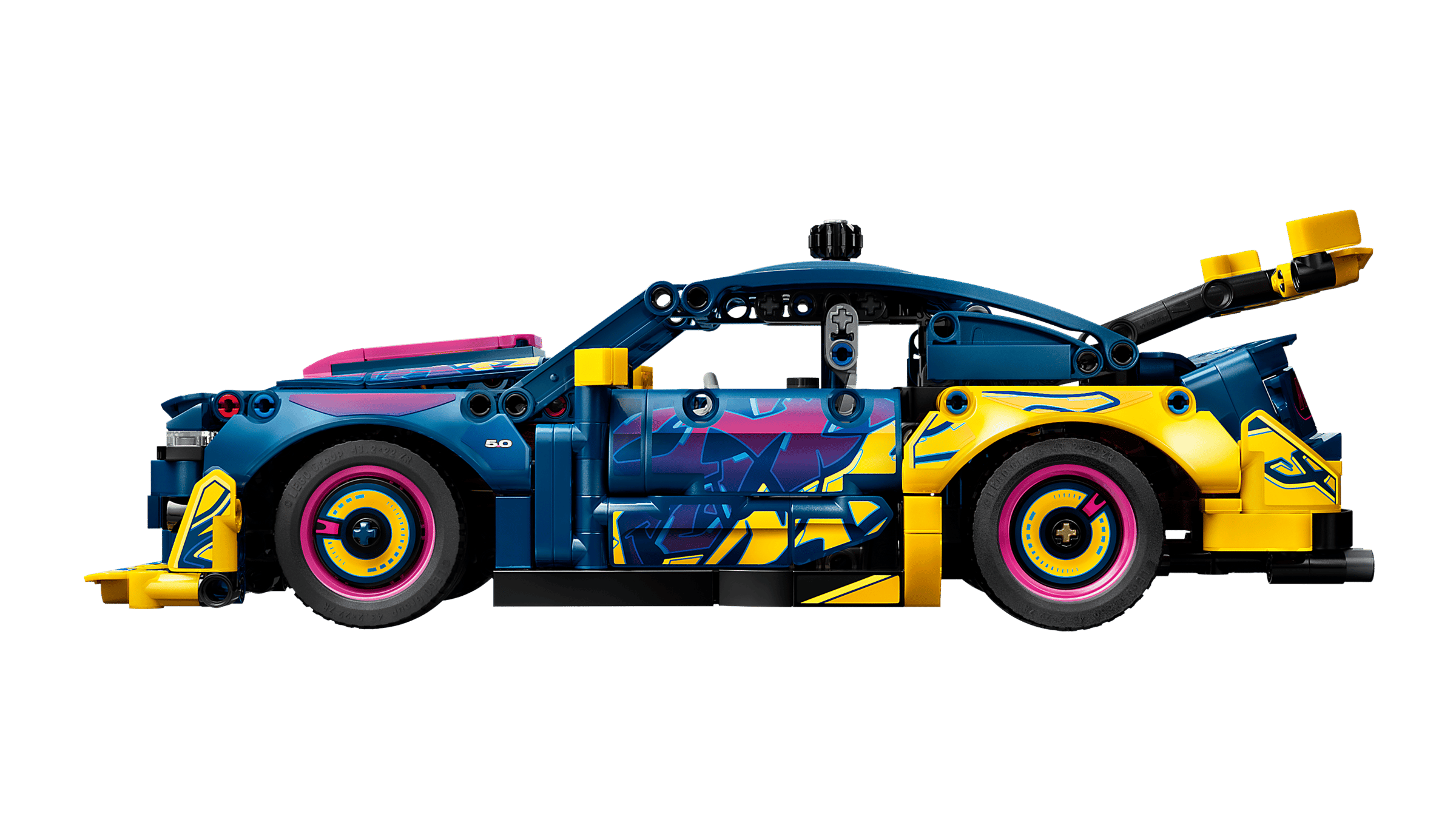 Модель Ford Mustang GT у графіті-стилі з набору LEGO Technic 42236